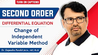 Second Order Differential Equation  Change of Independent Variable Method [upl. by Nela3]