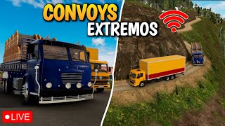 CONVOYS LATINOS EN RUTAS MORTALES DE BOLIVIA  DRIVER JOBS ONLINE [upl. by Ellersick614]