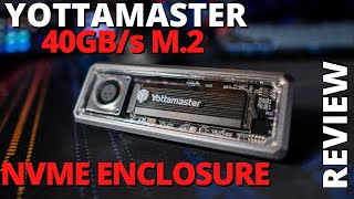 Yottamasters 40GBs M2 Enclosure  Setup amp Review [upl. by Beka]