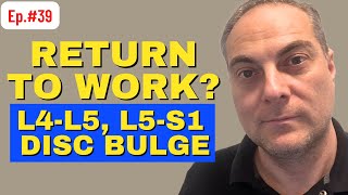 Ep39 I Return To Work With L4L5 L5S1 Disc Bulge  Dr Walter Salubro Chiropractor In Vaughan [upl. by Nitnerb]