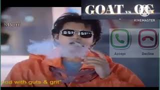 The GOAT Last BGM  GOAT VS OG Thalaphathy Vijay  Prabhu Deva Venkat Prabhu [upl. by Eifos86]