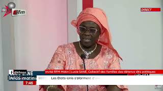 Linvité de la RFM  Lucie Sané collectif des familles des détenus politiques [upl. by Alair904]