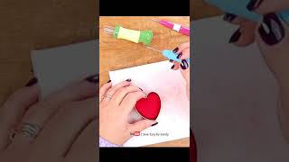 How To Make Needle Felted Hearts [upl. by Aihtnic]