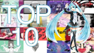 My Top 10 Vocaloid Songs 37958 Sub Special [upl. by Nnaael458]