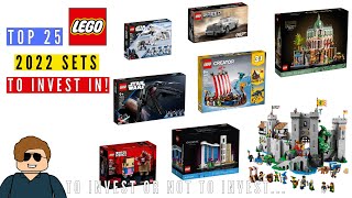 Top 25 LEGO 2022 Sets to Invest In To Invest or Not to Invest [upl. by Willette]