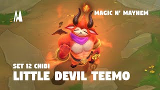 CHIBI LITTLE DEVIL TEEMO  FINISHER EMOTES  TFT SET 12 [upl. by Belayneh]