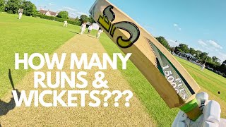 Some WICKETS some RUNS and a GoPro SEND OFF [upl. by Ruella]