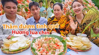 1327 DĨA GỎI ĐU ĐỦ TÔM THỊT KẸP BÁNH TRÁNG GIỮA RUỘNG GIÓ MÁT [upl. by Sidman]