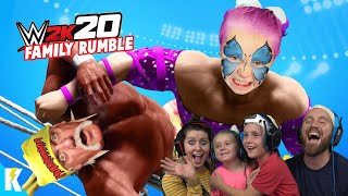 WWE 2k20 Family Royal Rumble Ava Unleashed 20 KCITY GAMING [upl. by Reifel]