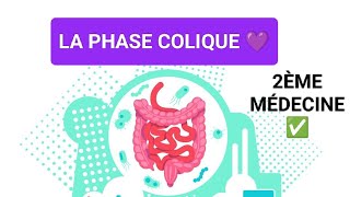 PHYSIODIGESTIVE🍔 LA PHASE COLIQUE💚2ÈME MÉDECINE ✅Unité2👅🧆 [upl. by Nimesh907]