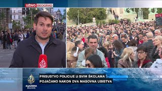 Veliki protest u Beogradu Traži se odgovornost i zaustavljanje promocije nasilja [upl. by Eikciv]