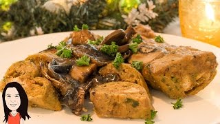 Mini Stuffed Seitan Roasts with No Cook Stuffing and Instant Mushroom Gravy [upl. by Eisle79]