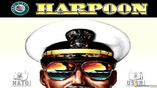 Harpoon gameplay PC Game 1989 [upl. by Airtina]