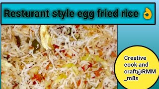 egg fried rice food fusionegg fried rice kaise banayeRMMm8s [upl. by Tal]