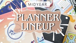 2024 Planner Lineup Overhaul  Midyear Planner Releases and Stickers 🧡✨ planwithme plannerlineup [upl. by Peednas]