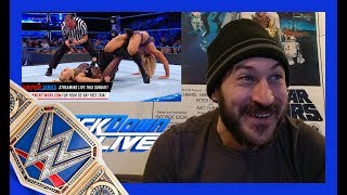 REACTION WWE SMACKDOWN LIVE WOMENS CHAMPIONSHIP MATCH  Natalya Vs Charlotte Flair 111417 [upl. by Sophy509]