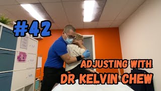 Adjusting with Dr Kelvin Chew 42  Chiropractic Helps Relieve Neck Pain [upl. by Isdnyl198]