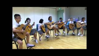 Greendale Primary School Guitar Ensemble [upl. by Matless]