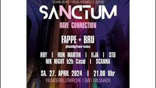 SANCTUM  Techno amp House in der Wunderblutkirche [upl. by Arreit]