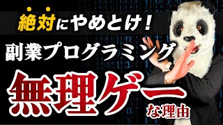 【絶対やめとけ！】副業プログラミングが無理ゲーな理由徹底解説 [upl. by Uhej]