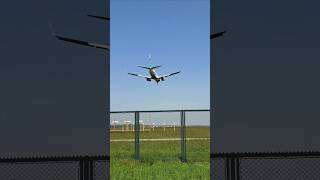 Transavia landing At Eindhoven Airport ✈️ [upl. by Aliahkim]