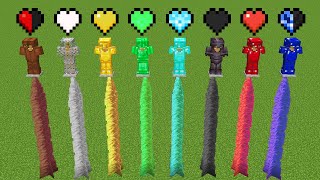 which armor is more protected vs dripstone in Minecraft experiment [upl. by Vershen705]