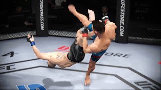 Michael Chandler vs Justin Gaethje Full Fight  UFC 4 [upl. by Yerfdog]