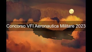 Concorso VFI ex VFP1 Aeronautica Militare 2023  775 Volontari in Ferma Iniziale [upl. by Swirsky]