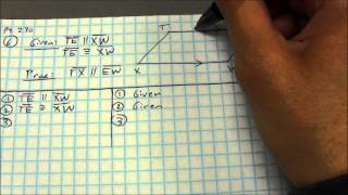 Honors Geometry Parallel Line Proofs [upl. by Flessel]