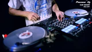 UK DMC Champion JFB on Pioneer DDJSP1 and DJM900SRT Serato DJ Edition [upl. by Thoer]