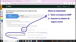 Trámite vigencia de derechos IMSS [upl. by Bibi]