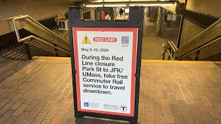 Red Line Shutdown First Day [upl. by Eislrahc]