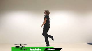 nunchaku freestyle tutorials 〉〉 360° neckpass [upl. by Olva]