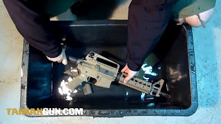 WeiE Tech WEM4 CQB GBBR  Airsoft Replica Waterproof Test [upl. by Yraillih725]