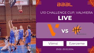 KK Viimsi 2014 vs EzerzemeRezekne 2014  BBBL boys U10  Challenge Cup [upl. by Aryaz]