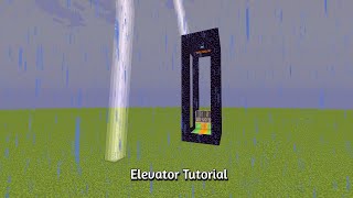 Minecraft Elevator Tutorial [upl. by Nuj344]