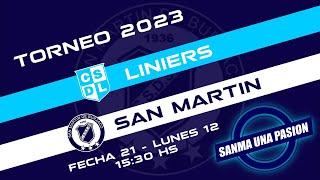 Fecha 21 Liniers vs San Martín de Burzaco  EN VIVO [upl. by Ahtibat]