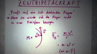 Zentripetalkraft  Physik Aufgaben einfach erklärt [upl. by Julie966]