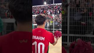 براهيم دياز يهدي قميصه لجمهور وجدة 🇲🇦❤️🇲🇦❤️🇲🇦💪🦁💪🦁💪 [upl. by Drusilla]