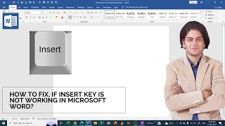 how to fix if insert key is not working in Microsoft word [upl. by Torhert809]