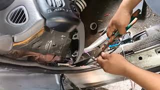 Step by Step Installation of Universal Central Locking System and Keyless Entry  Part 2 [upl. by Aig439]