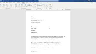 How to Mail Merge in MS Word [upl. by Fante]