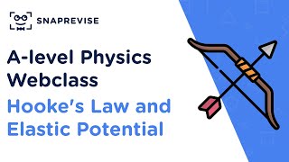 Alevel Physics Review Sessions Hookes Law and Elastic Potential [upl. by Muslim]