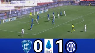 Empoli vs Inter 01  2024 Serie A  Match Highlights [upl. by Reivaj]