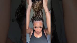 2 ways to style Knotless braids [upl. by Ursulina]