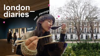 a solo date in london 💌 art food amp getting new piercings   ad [upl. by Kersten]