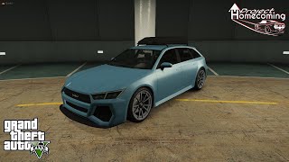 GTA V FiveM PH Obey Argento Audi RS6 Avant 02 [upl. by Fronnia]