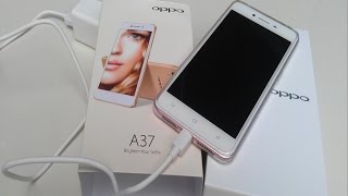 Oppo A37  UNBOXING And More [upl. by Mariejeanne]