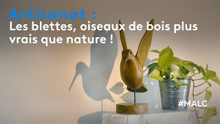 Artisanat  les blettes oiseaux de bois plus vrais que nature [upl. by Annanhoj]