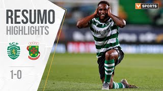 Highlights  Resumo Sporting 10 Paços de Ferreira Liga 1920 26 [upl. by Einneg]